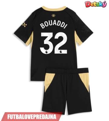 Lacne Dětský Futbalové dres Manchester City Ayyoub Bouaddi #32 2026-27 Krátky Rukáv - Preč (+ trenírky)